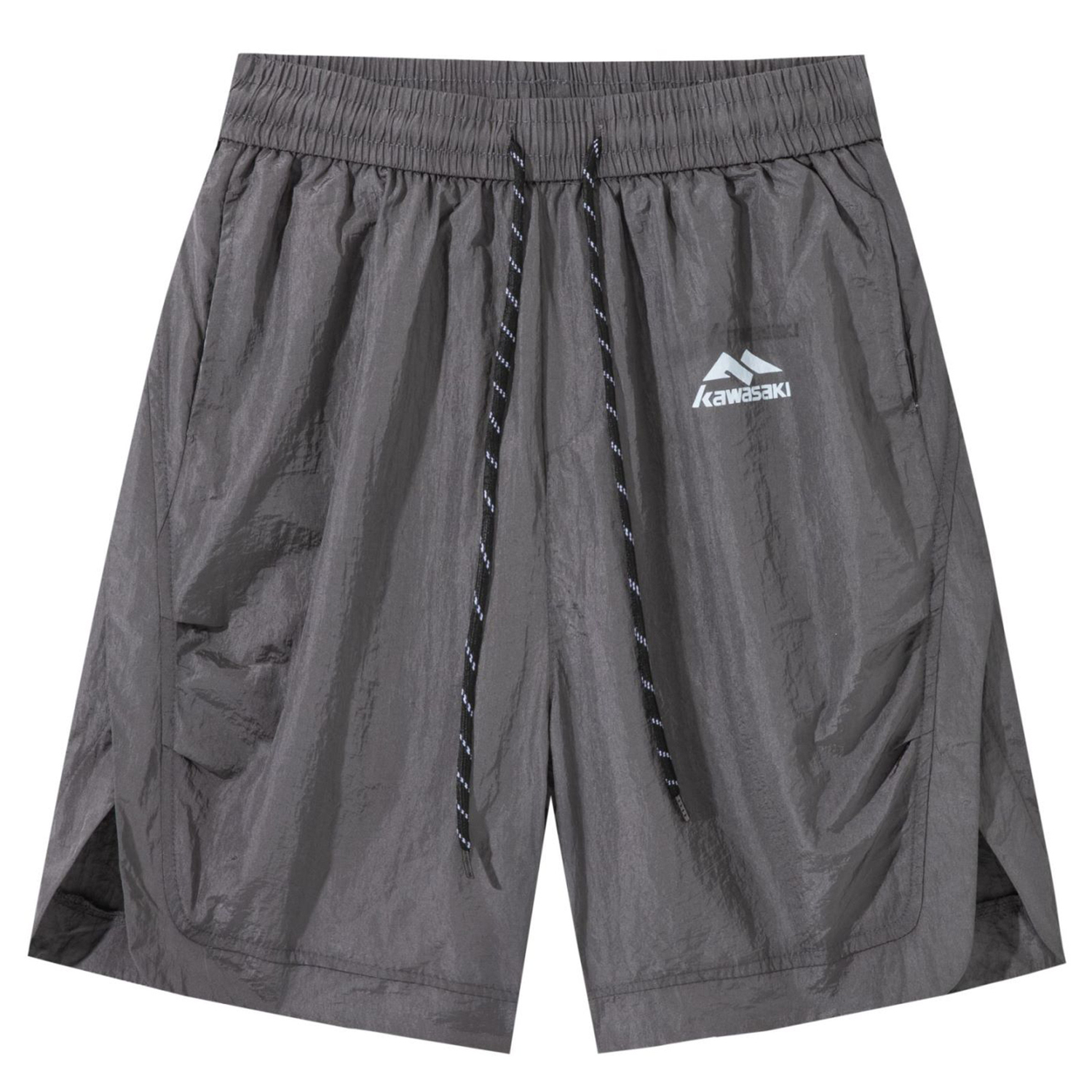 

Повседневные шорты унисекс, тонкие Kawasaki, серый