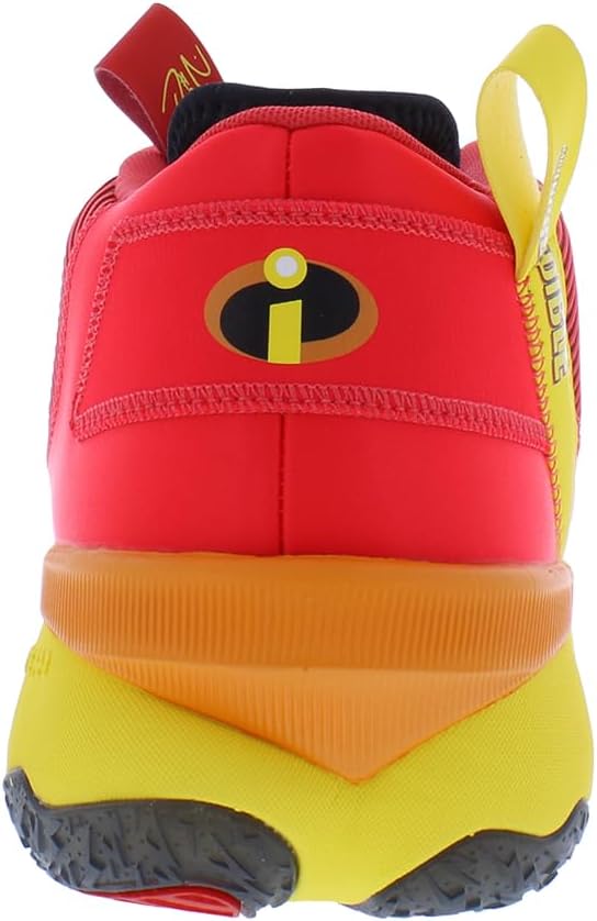Кроссовки Adidas для взрослых унисекс Dame 8, черный/красный/желтый/ярко-красный — фото 3
