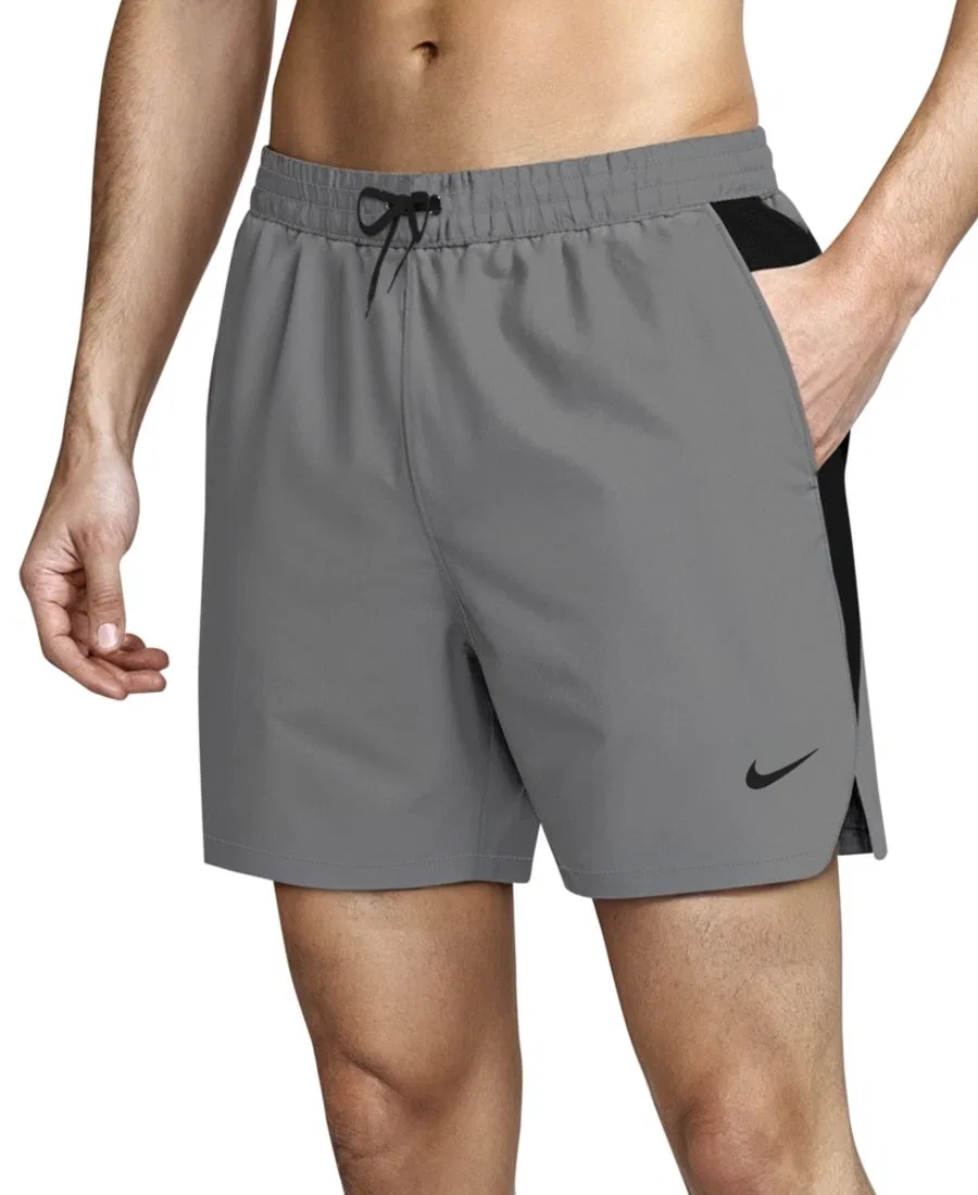 Мужские плавательные шорты Contend Essential Volley длиной 18 см Nike, серый