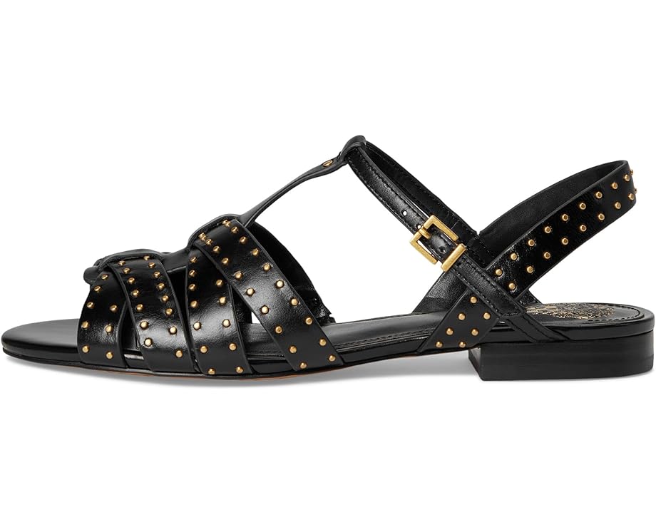 Сандалии Vince Camuto Chaya Studded Gladiator Flat Sandals, черный — фото 4