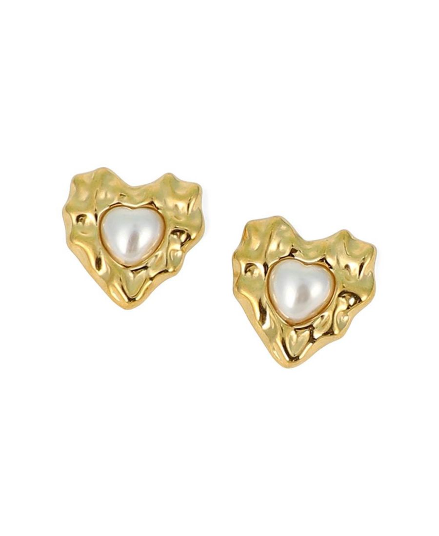 

Женские серьги-гвоздики The Bordeaux-Coeur - Калифорнийское золото SOHI, Gold