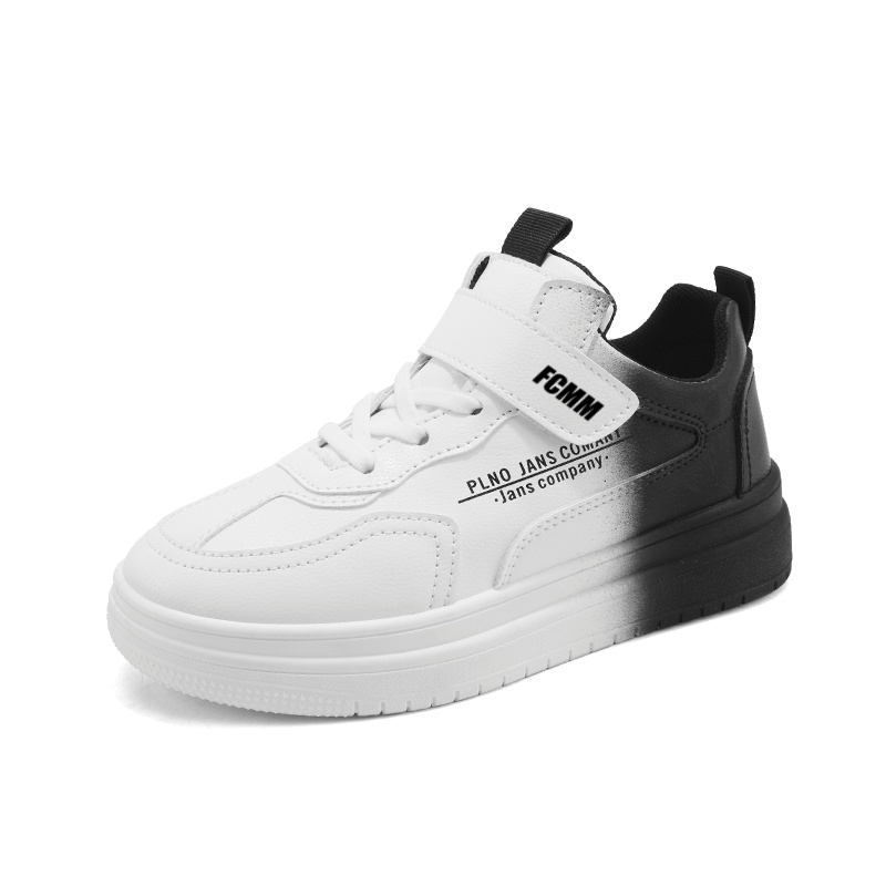 

Прочные дышащие полувысокие повседневные кроссовки детские FCMM, белый/черный