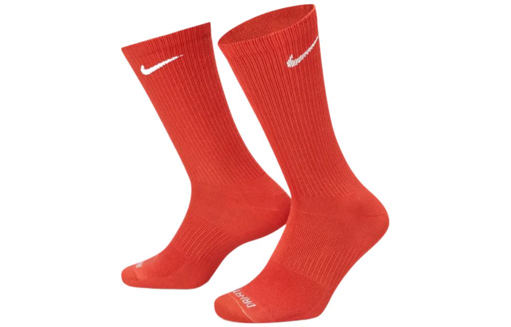 Мужские носки до середины икры Nike, 1 Set 3 Pack (красный/синий/коричневый) — фото 4