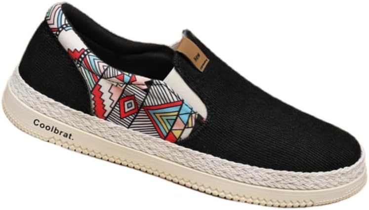 

Мужские повседневные спортивные кроссовки из холста, легкие, дышащие и удобные, подходят для ежедневной носки Hoalox, черный