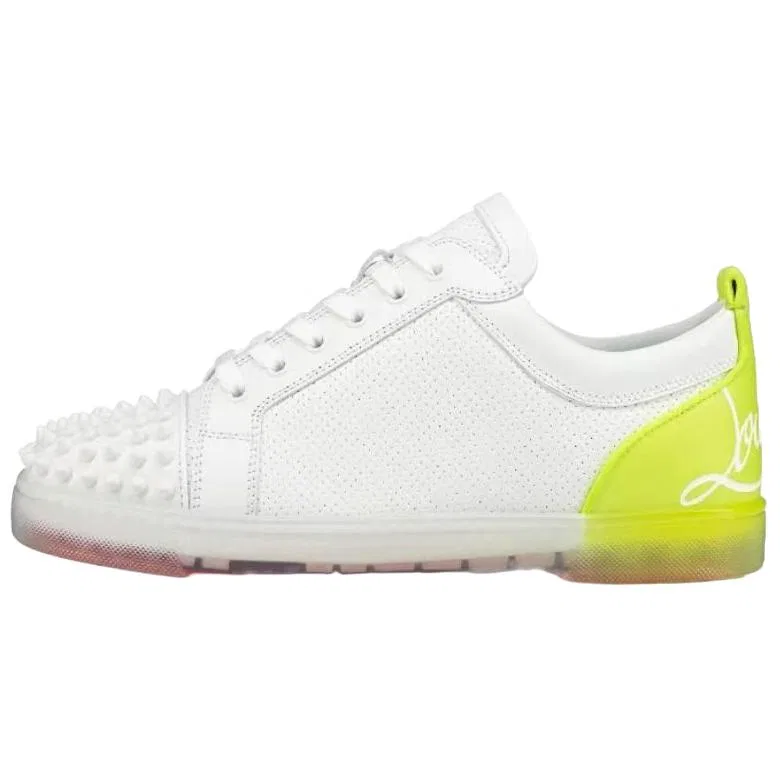 Кеды Christian Louboutin White Green