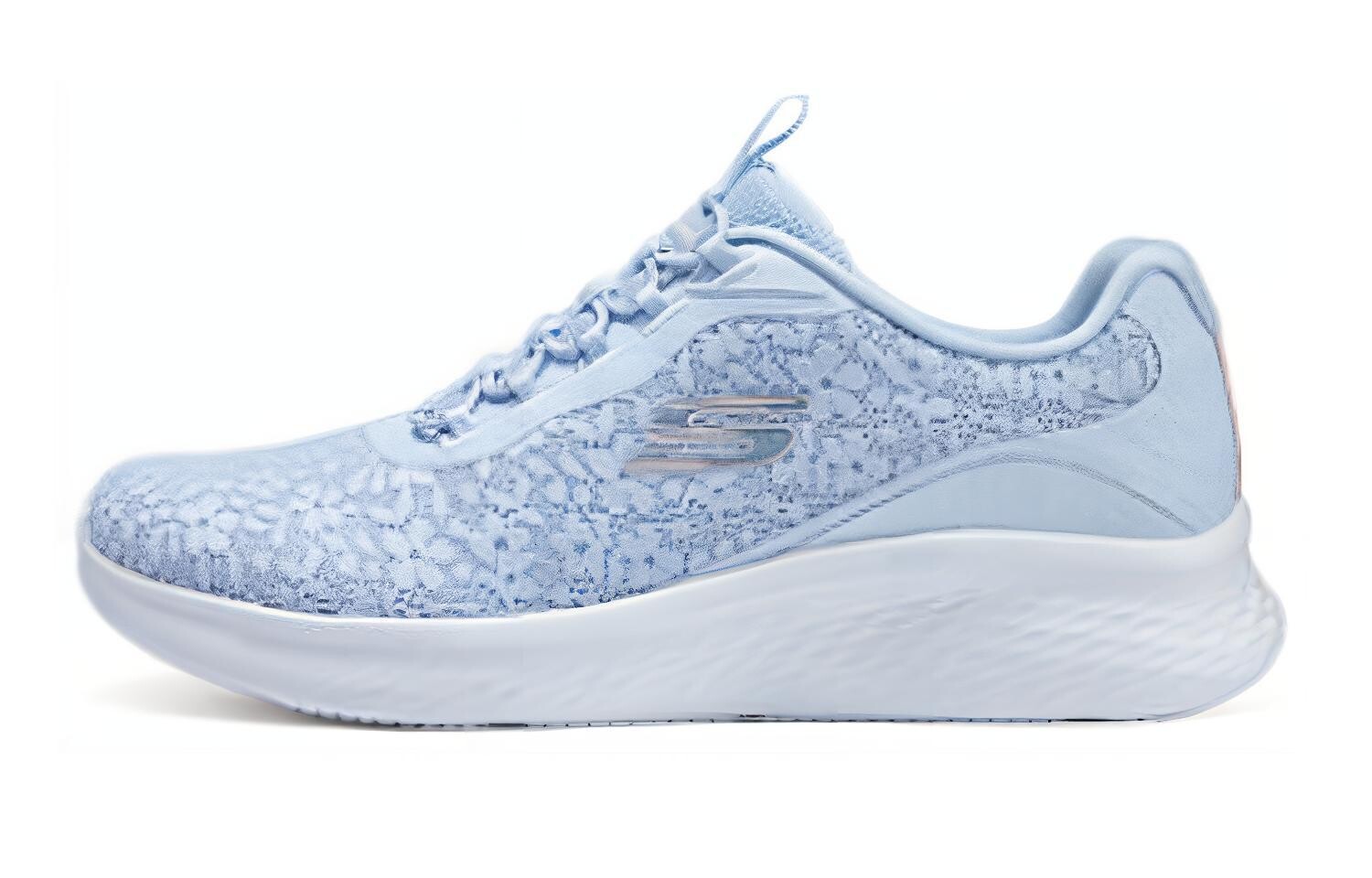 

Кроссовки женские низкие синие Skechers