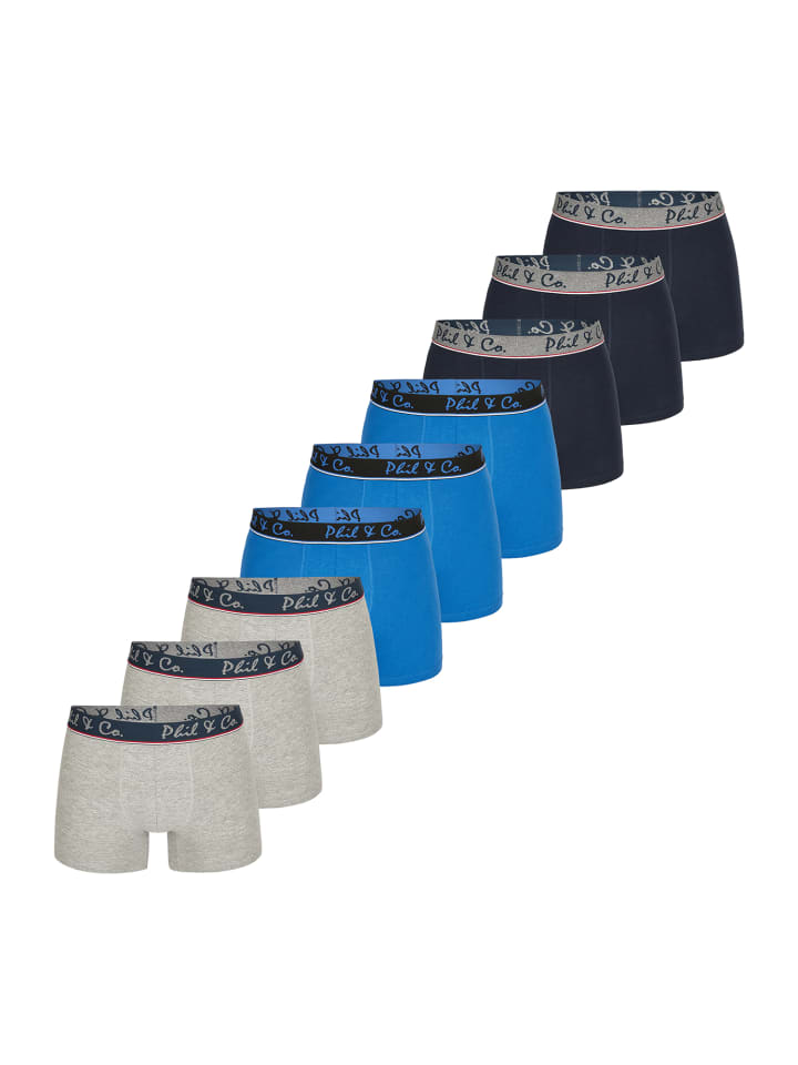 

Боксерские трусы Phil & Co. Berlin , цвет navy-blue-grey
