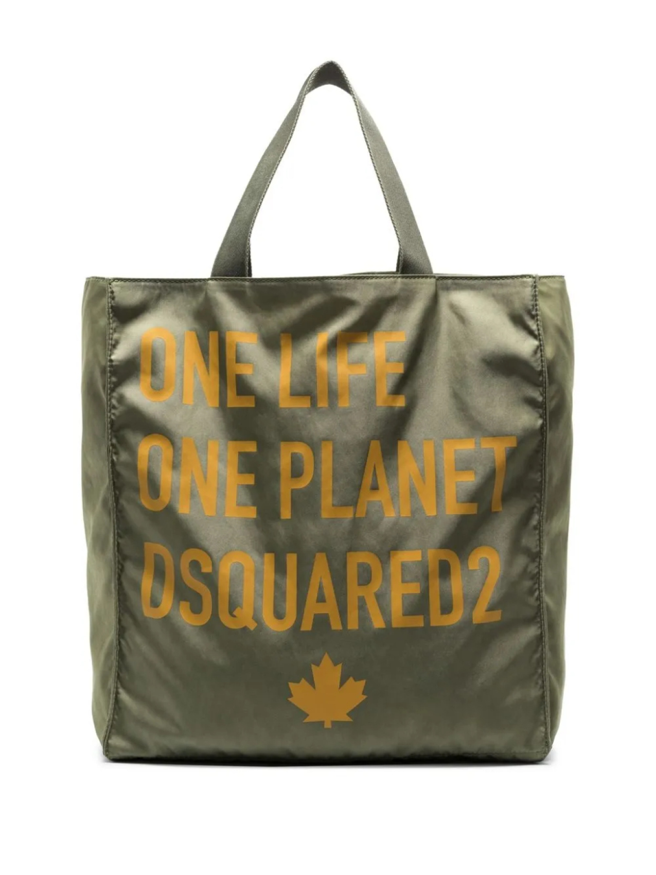 

DSQUARED2 сумка-тоут One Planet с надписью, зеленый