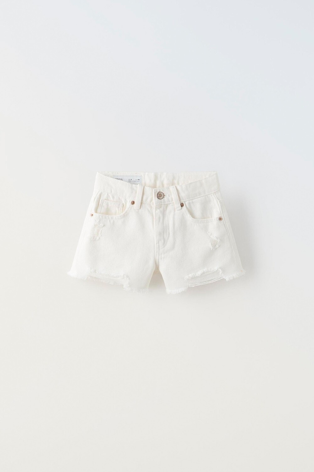 

Шорты-бермуды ZARA, белый