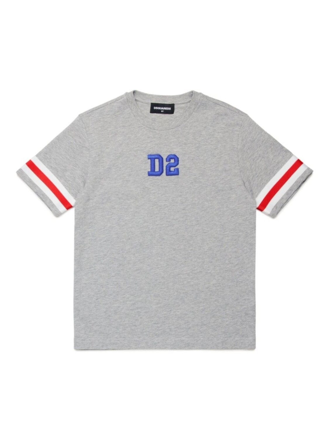 

Dsquared2 Kids футболка с вышитым логотипом, серый