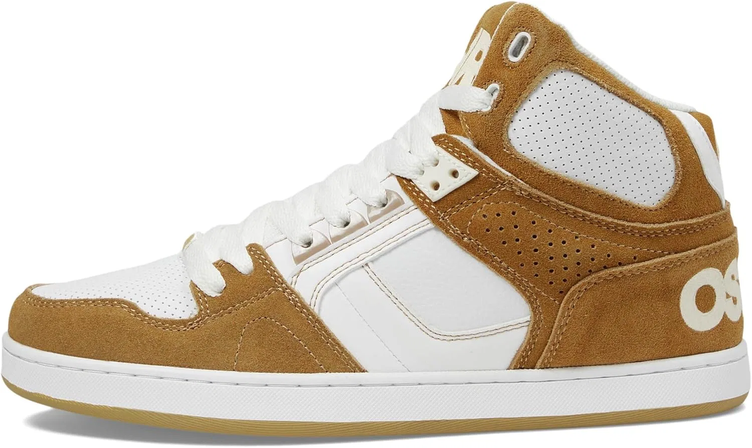Кроссовки для скейтбординга Osiris, цвет Light Brown/White/White — фото 4