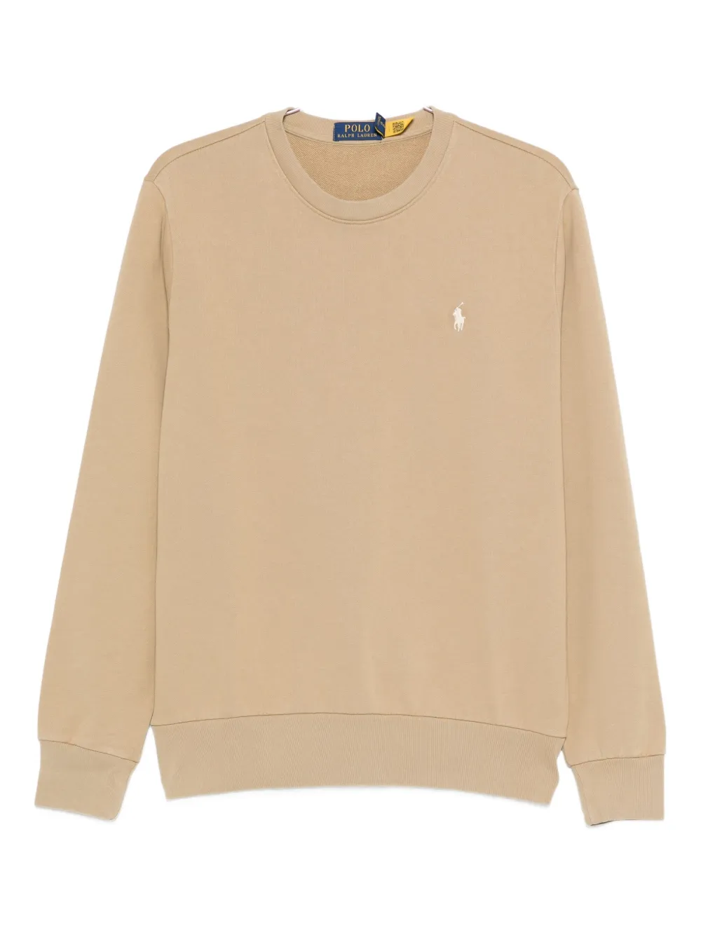 

Хлопковый свитшот с логотипом Polo Pony POLO RALPH LAUREN, нейтральный