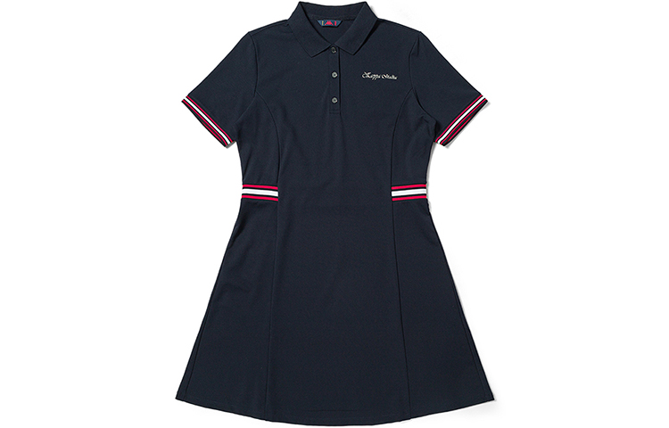 

Женское платье с коротким рукавом Kappa цвета полуночно-синий, полуночно-синий черный-906