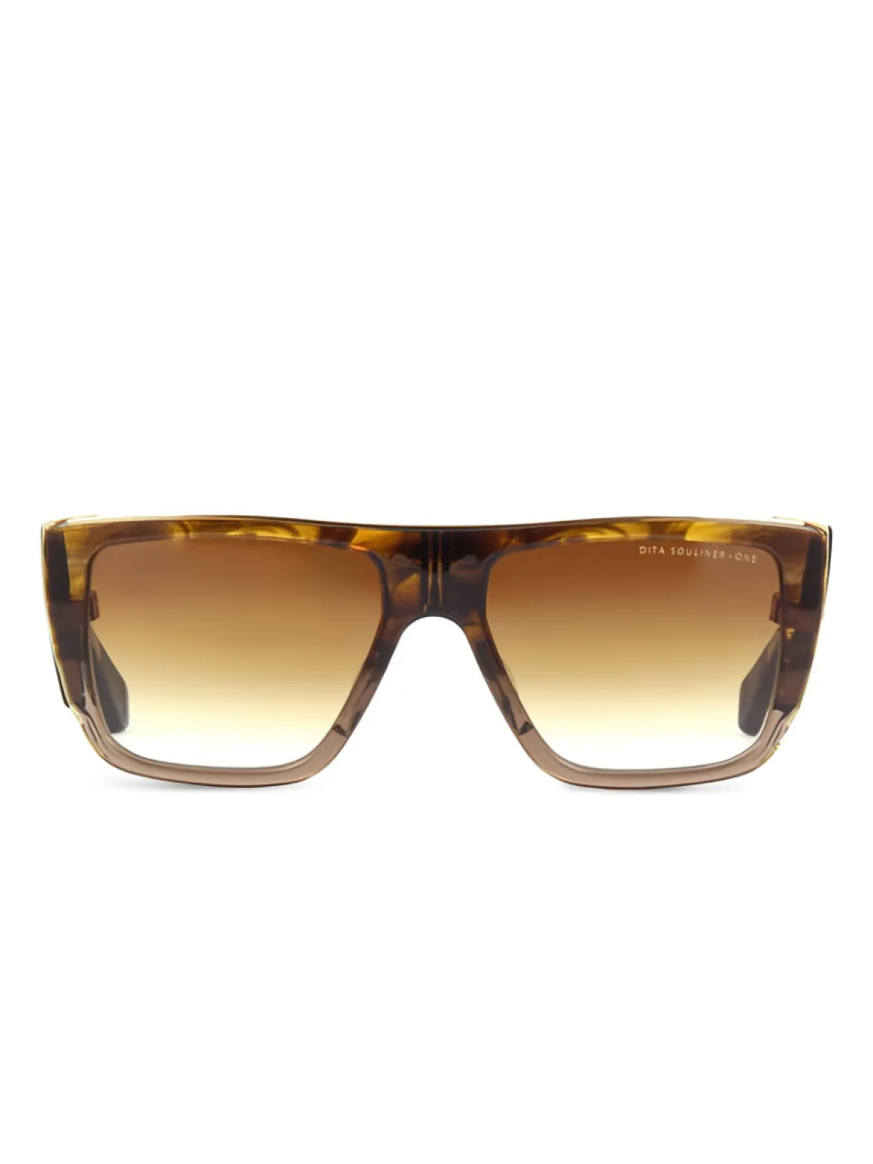 

Солнцезащитные очки в квадратной оправе Dita Eyewear, коричневый