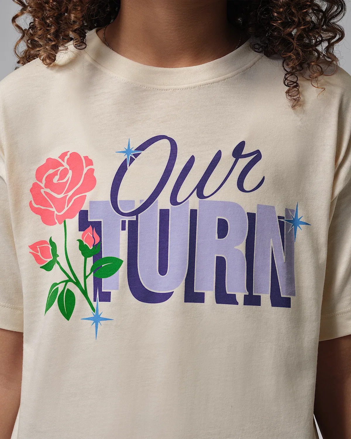 Детская футболка Jordan "Our Turn", White — фото 4