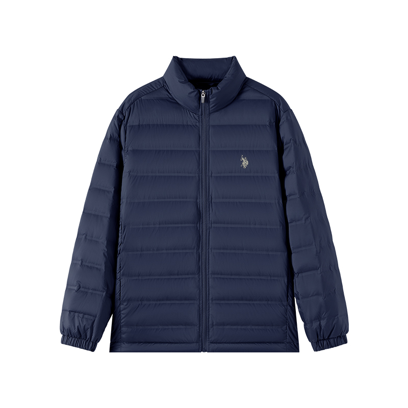 Мужская пуховая куртка U.S. POLO ASSN., светлый хаки — фото 4