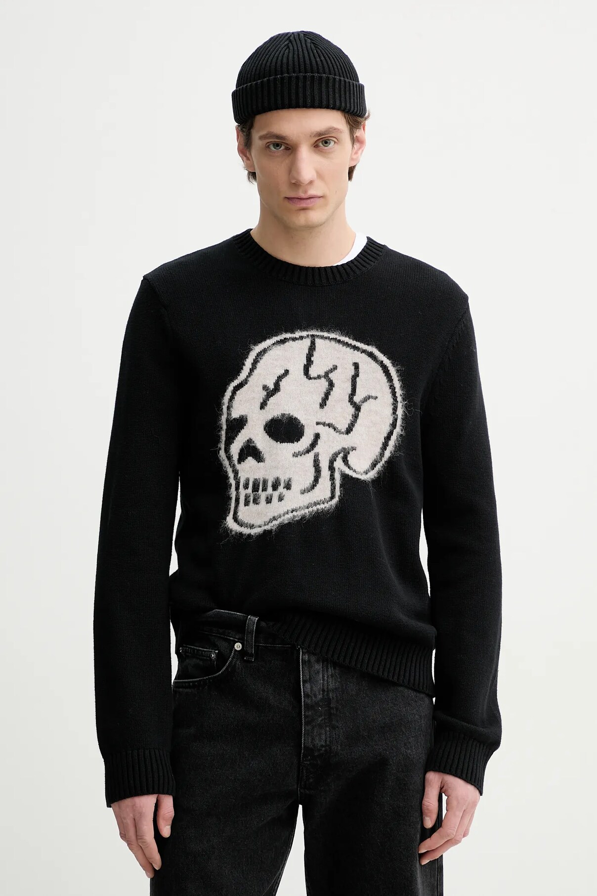 

Свитер из смеси шерсти The Kooples, черный