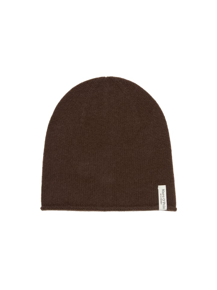 

Вязаная шапка в коричневом оттенке Marc O'Polo