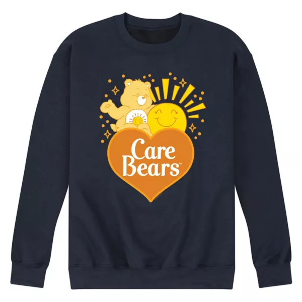 

Мужская флисовая толстовка с логотипом Care Bears Funshine Licensed Character, синий