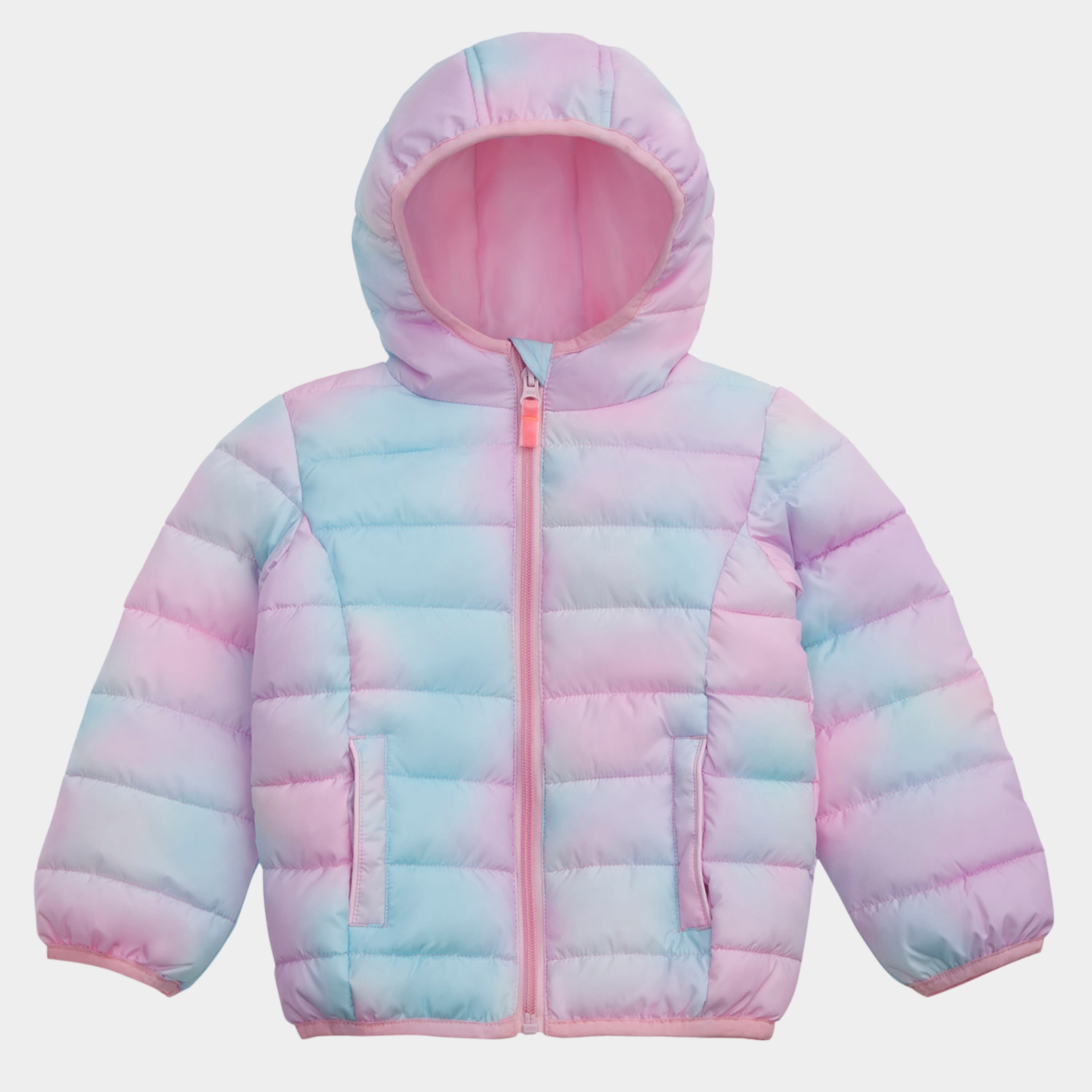 

Легкая зимняя куртка-пуховик Rokka&Rolla для маленьких девочек, bubblegum