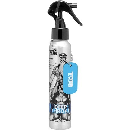 

Спрей для глубокого горла, 4 унции, Tom Of Finland