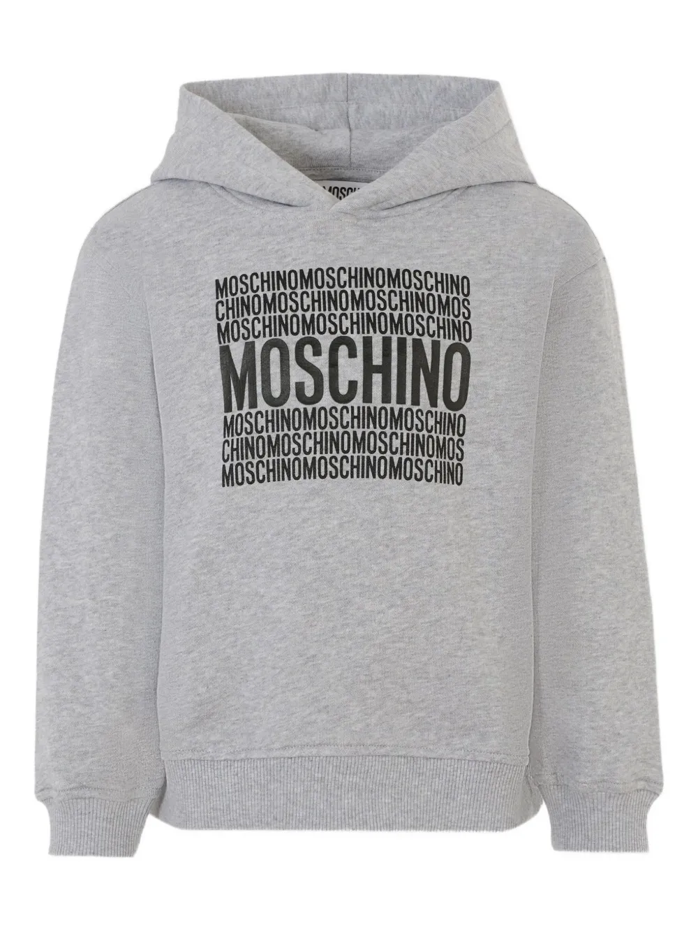

Топ с логотипом Moschino Kids, серый