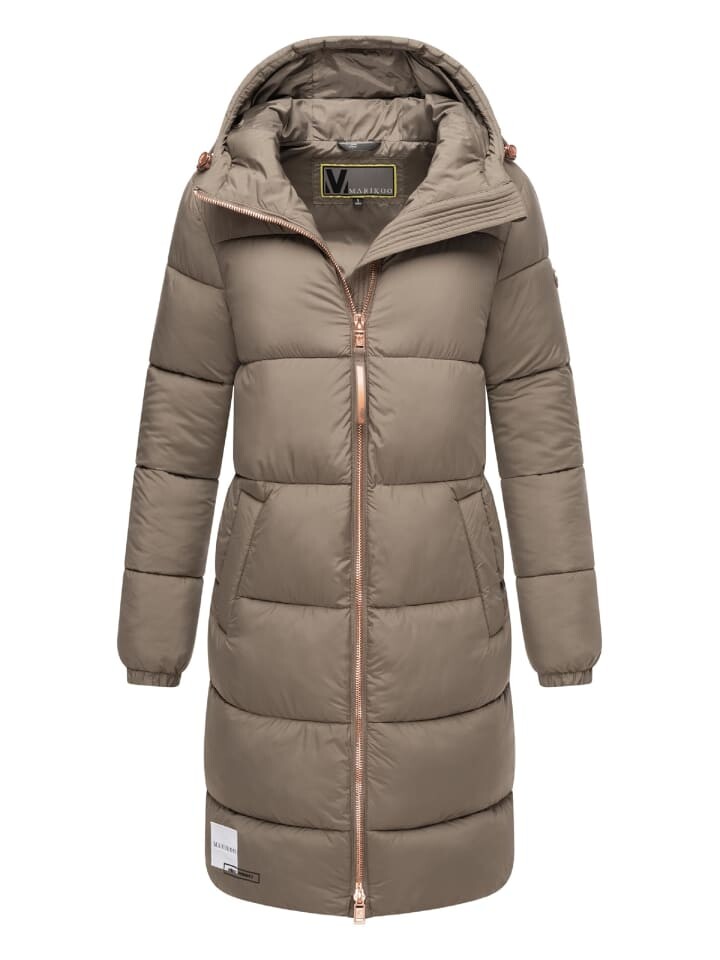 

Пуховик Marikoo Nomadiaa 16, цвет stone brown