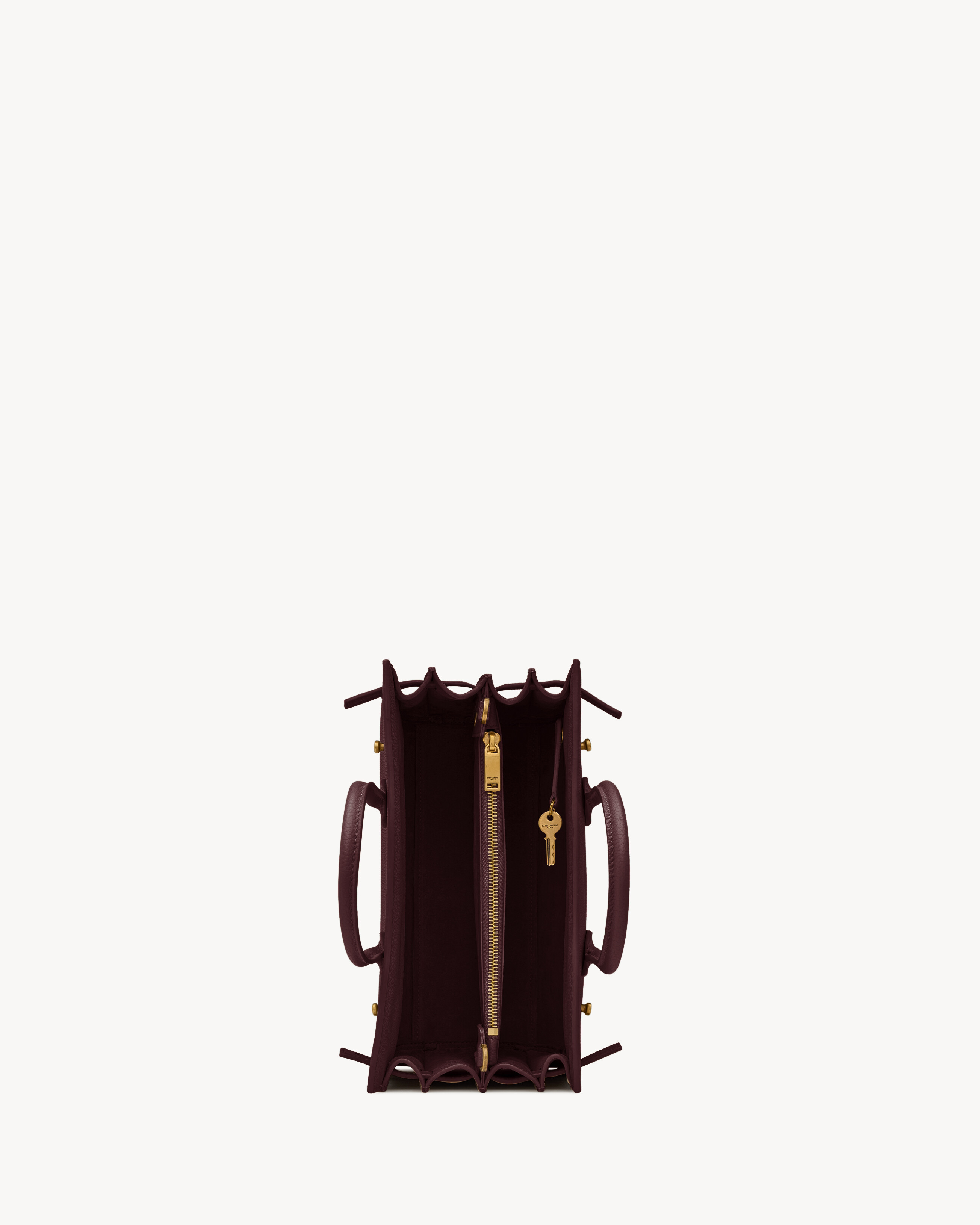 Мягкая сумка Sac de Jour Baby Saint Laurent, красный — фото 4