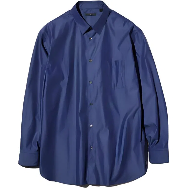Рубашка Jil Sander Collaboration мужская UNIQLO, Dark Blue