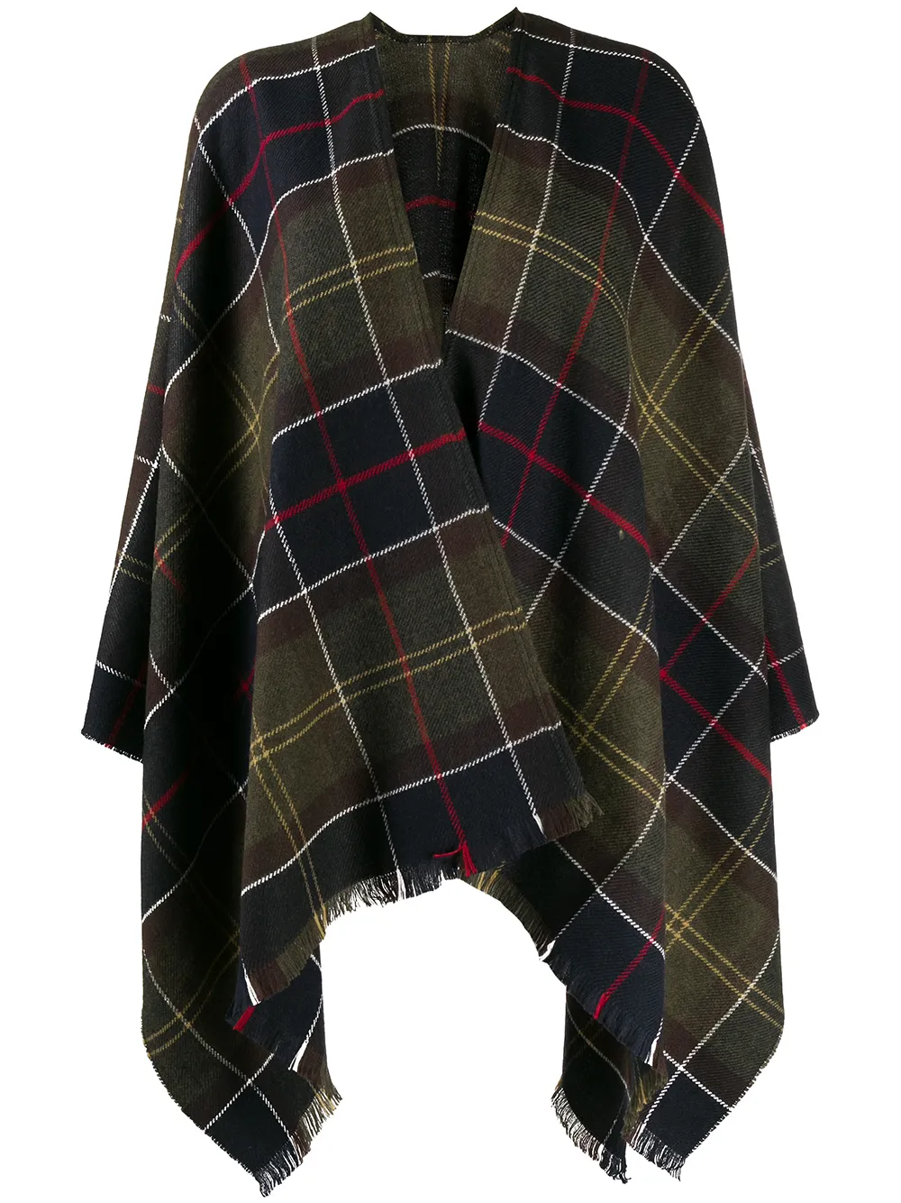 

Шаль Staffin в клетку тартан Barbour, зеленый