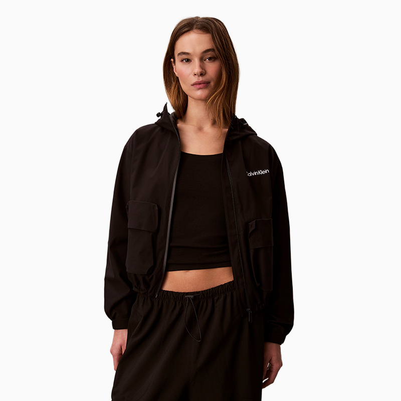 Куртки женские с капюшоном Moderate Others Calvin Klein, ub1-space черный