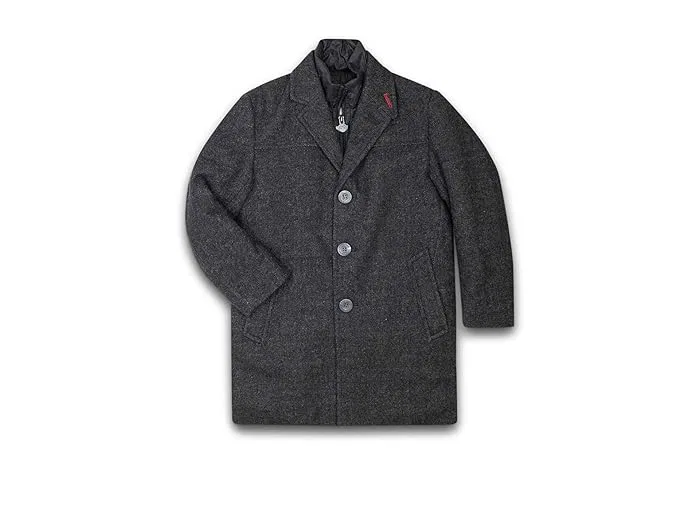 Пальто New City Overcoat Appaman Kids, Black Tweed