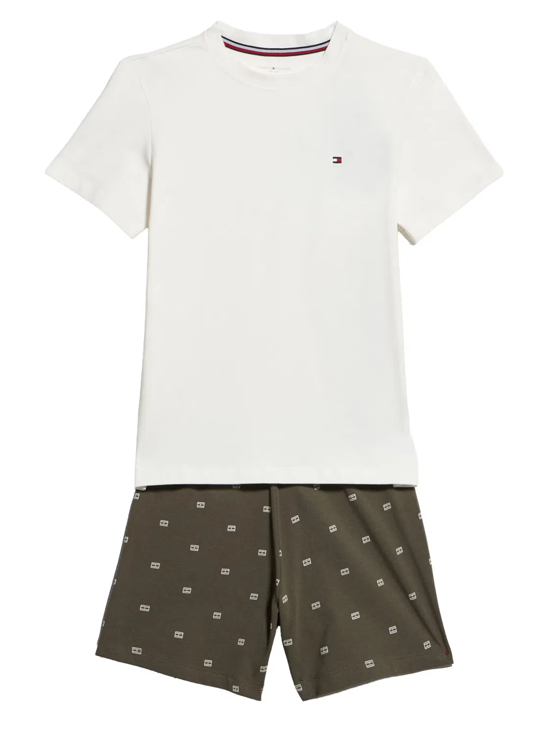 Пижама - незаменимый предмет гардероба. Tommy Hilfiger Underwear, Ecru/Olive