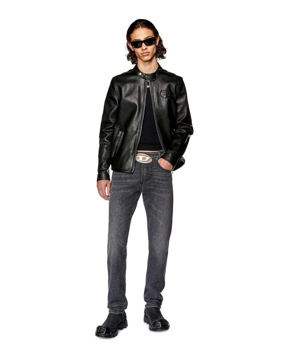 

Мужские облегающие джинсы черного цвета Diesel, черный