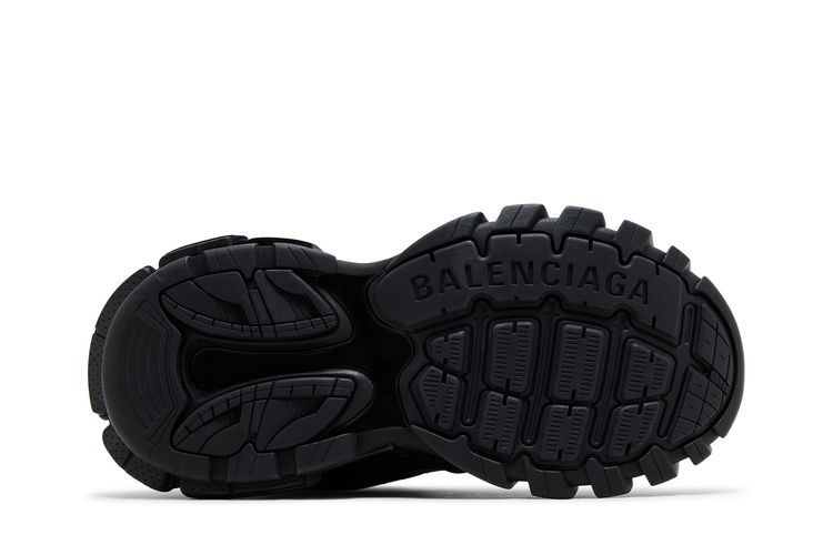 Кроссовки Balenciaga Wmns Track Sneaker 'Fake Fur - Black Pink', черный — фото 4