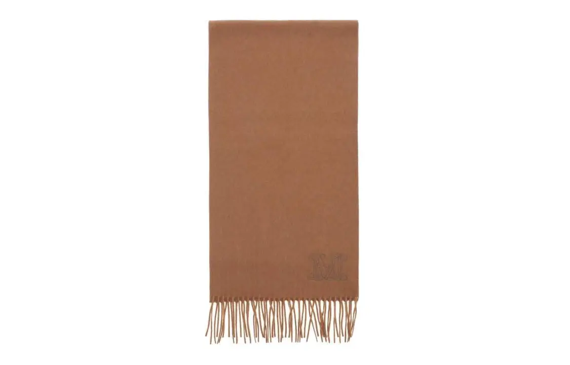

MaxMara Вязаный шарф женский коричневый, Brown