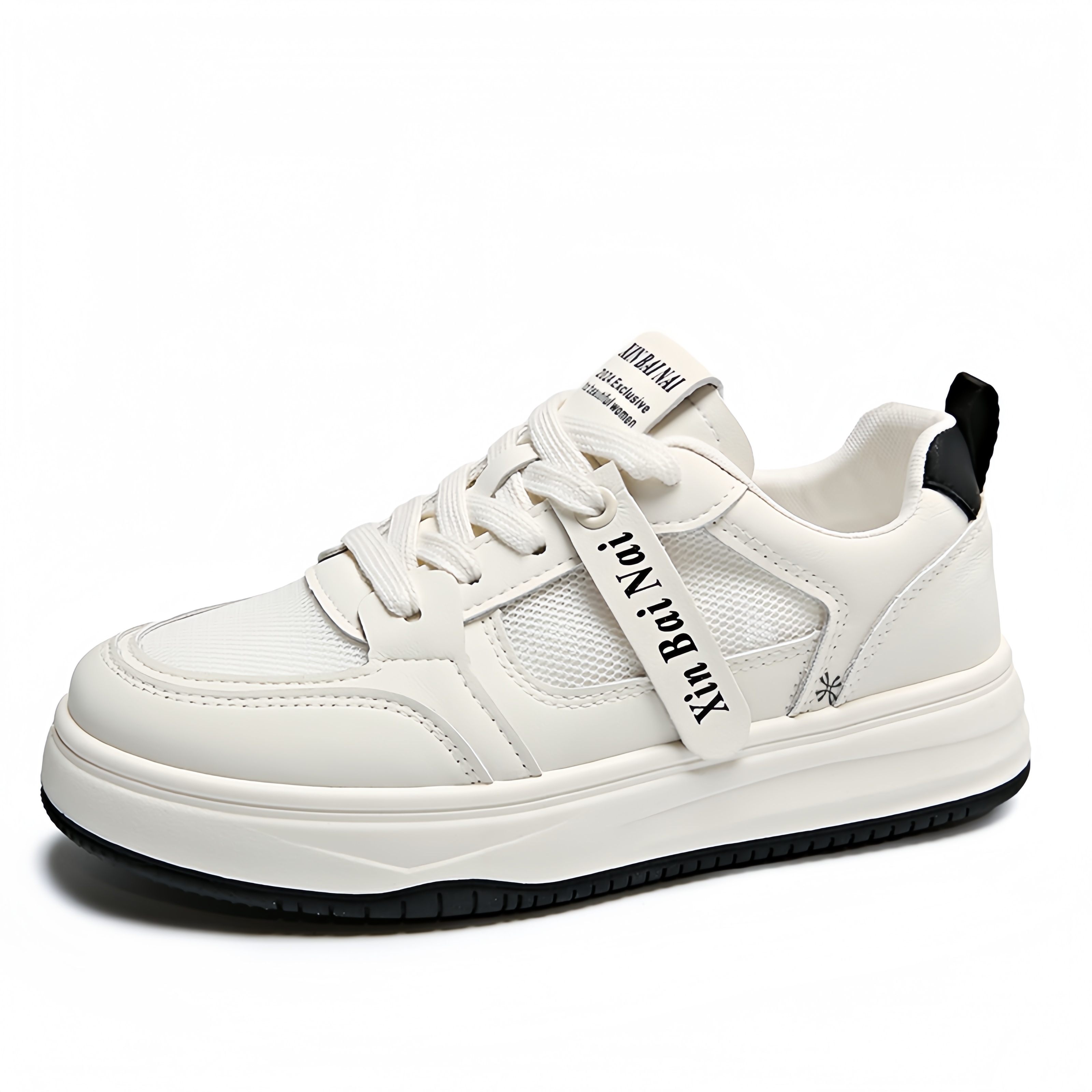 

Прочные дышащие детские кроссовки для скейтбординга для подростков YUZHAOLIN, бежевый/черный