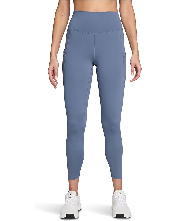 

Женские высокие укороченные леггинсы Nike с карманами, World Indigo