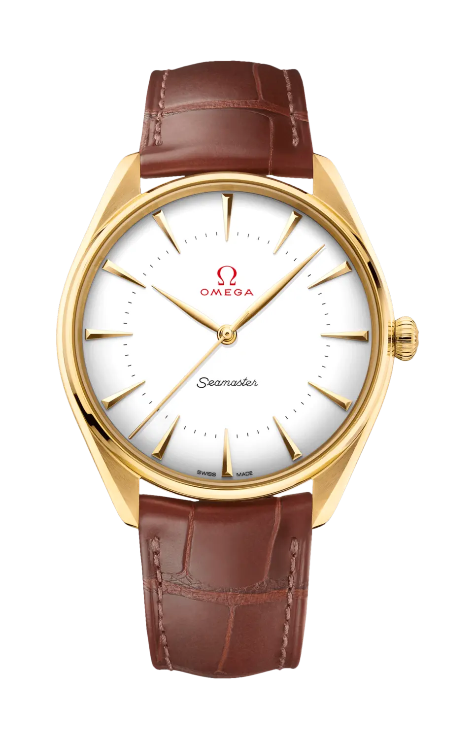 

Часы Omega Seamaster olympic official timekeeper co‑axial master chronometer с желтым золотом 39,50 мм