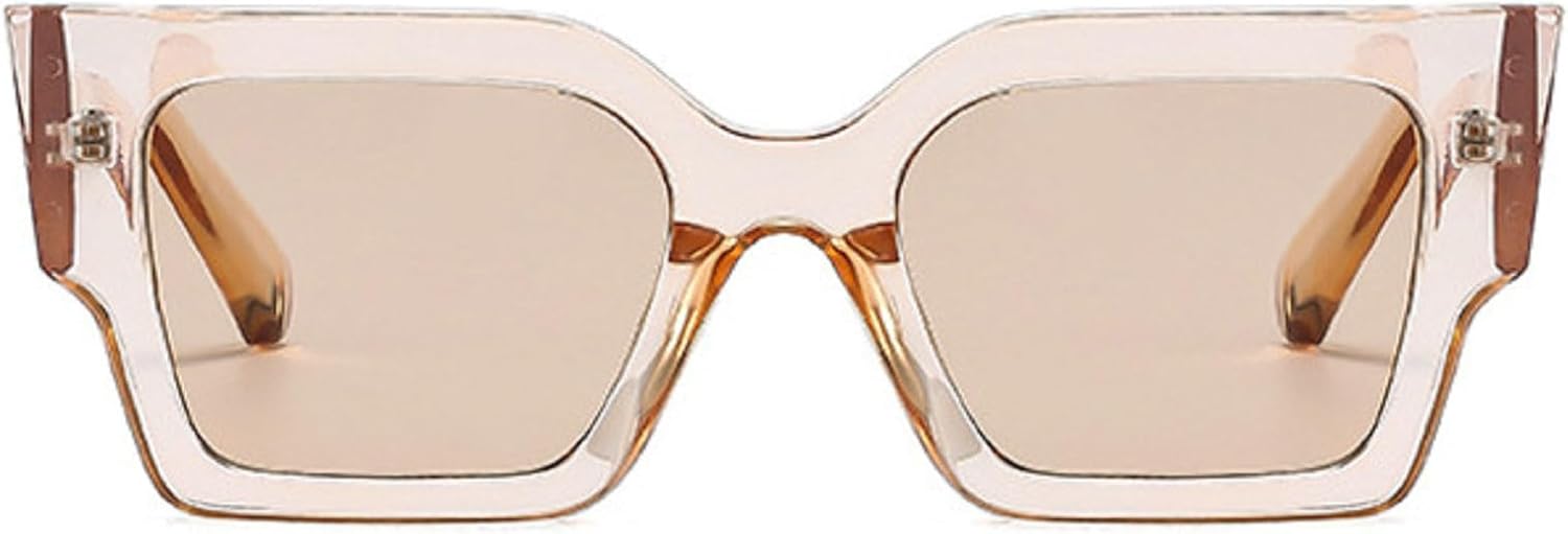 

Милые квадратные солнцезащитные очки для женщин, прямоугольные солнцезащитные очки для мужчин, модные солнцезащитные очки, женские очки с защитой от УФ-излучения UV400 mincl, Brown