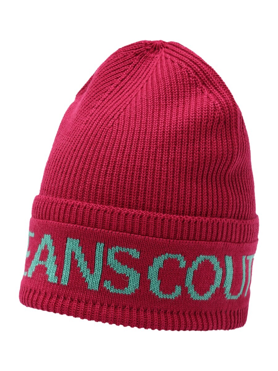 

Шапка Versace Jeans Couture Beanie, цвет Raspberry