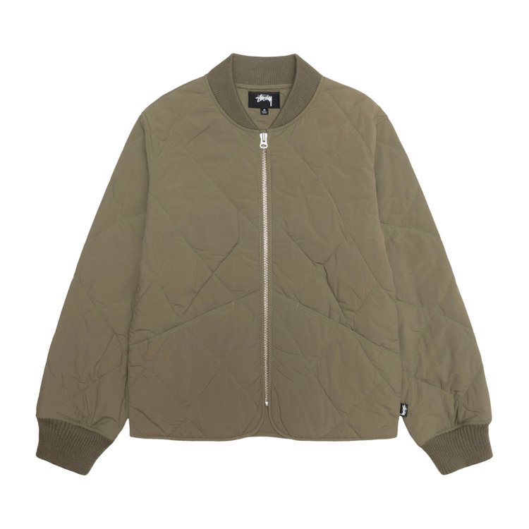 

Куртка Stussy 8 Ball Quilted Liner 'Olive', зеленый