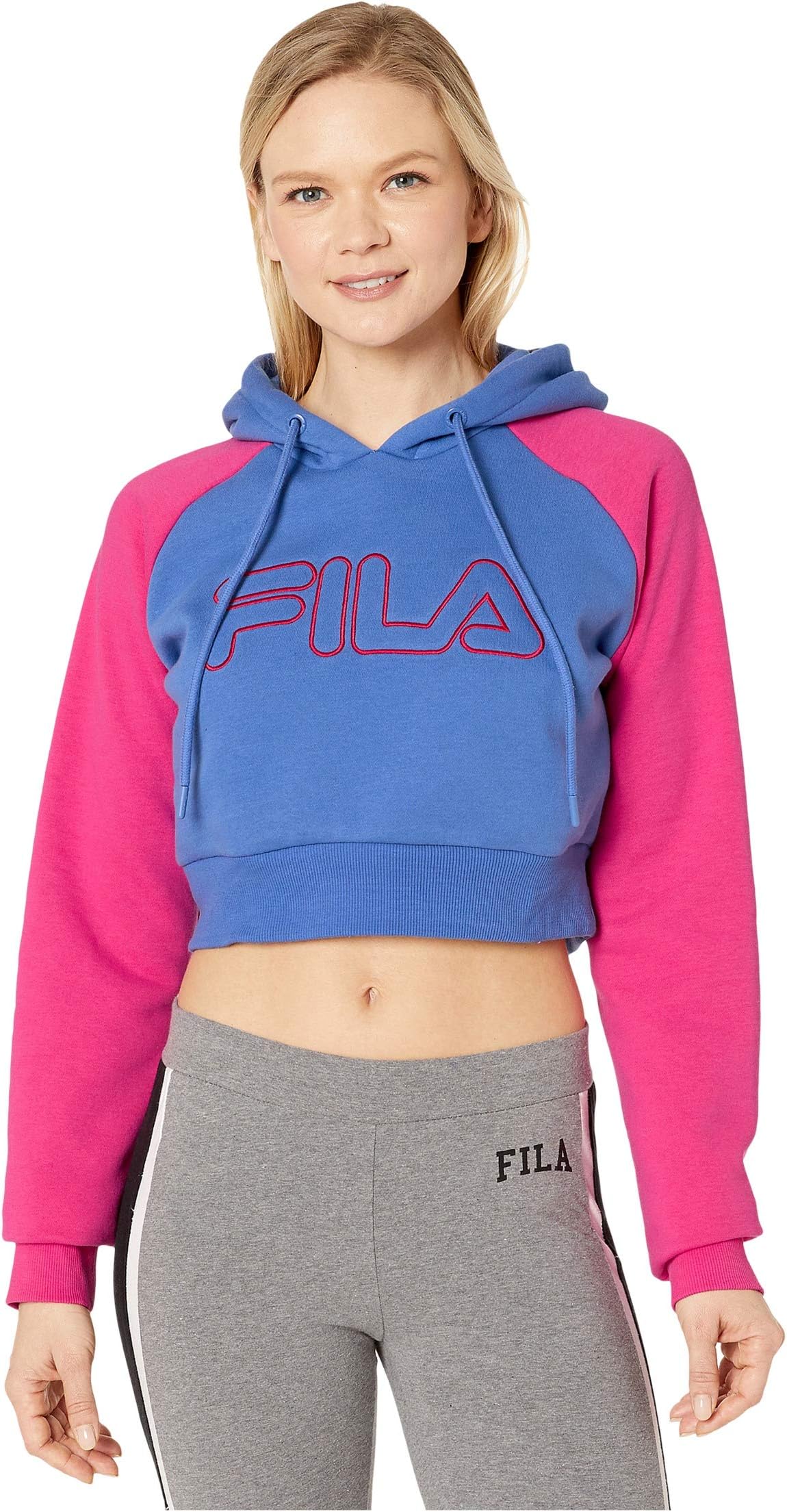 

Худи Fila Valeria Hoodie, цвет Amparo Blue/Magenta