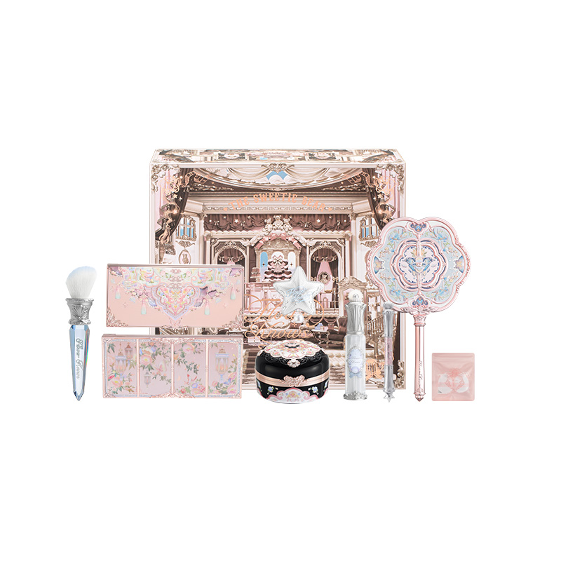 

Набор для макияжа: жидкая помада, румяна и тени для век глянцевая помада натуральный оттенок Flower Knows, its radiance