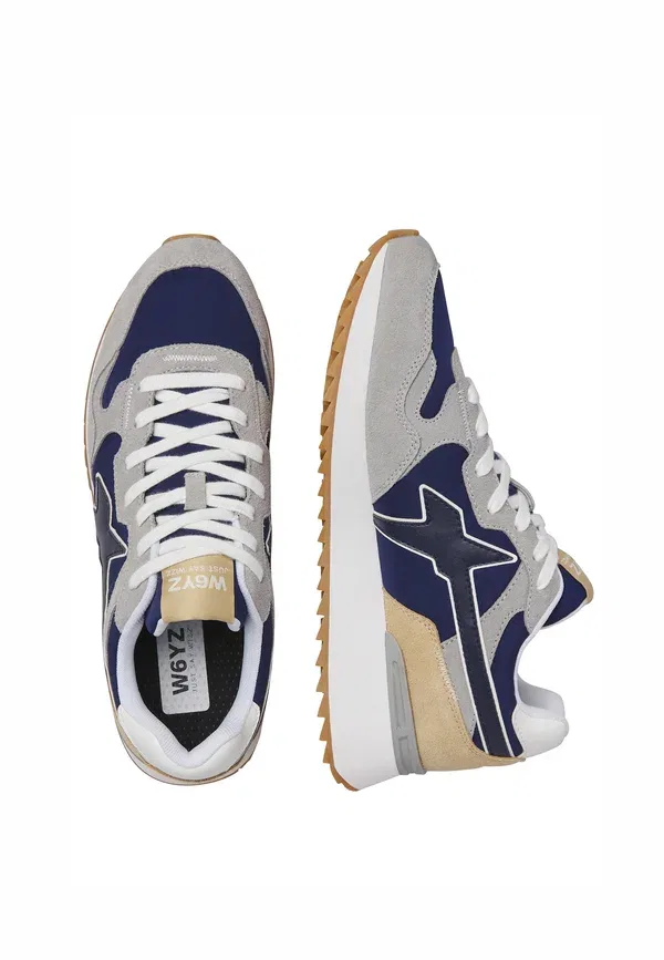 Кроссовки Yak m. sneakers trainers W6Yz, серо-темно-синий — фото 3