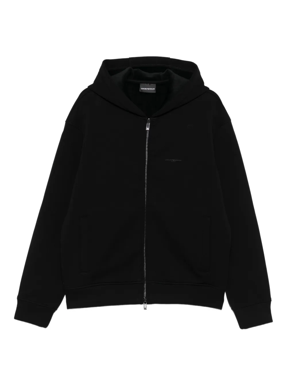 

Худи на молнии EMPORIO ARMANI, черный