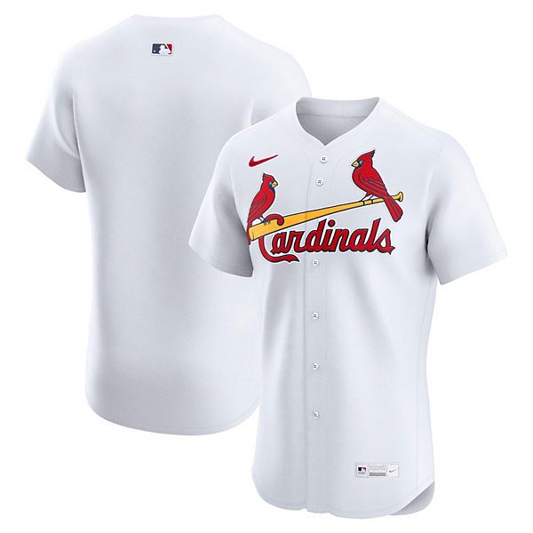 

Мужская белая футболка St Louis Cardinals Home Elite Nike