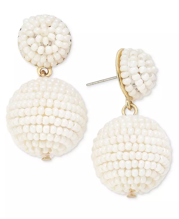 

Серьги-Подвески, украшенные бисером, созданные для Macy's On 34Th, gold