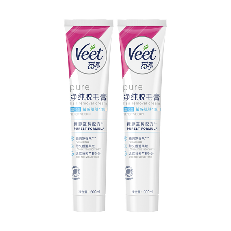 Крем для депиляции чувствительной кожи Veet Pure, 30 мл — фото 3
