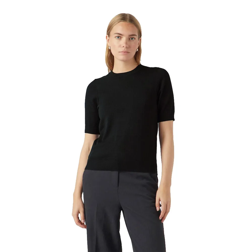 

Свитер Yas Lena short sleeve, черный